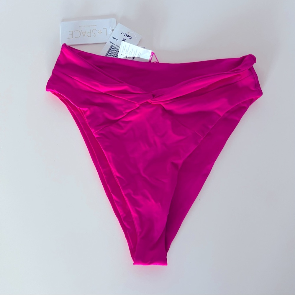 Revolve L*Space Nancy Lee bikini bottom in Hot Pink Size Medium
